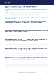 Free School Worksheet | Year 5 Greater Depth | BookFlik