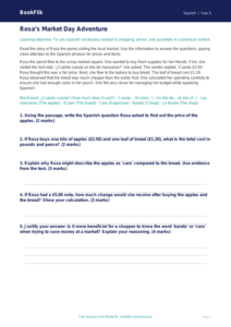 Free Shopping Track Sheet | Year 5 Greater Depth | BookFlik