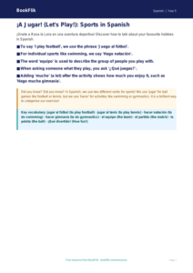 Free Sports Poster | Year 5 Greater Depth | BookFlik