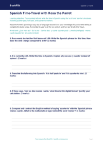 Free Telling The Time Worksheet | Year 5 Greater Depth | BookFlik