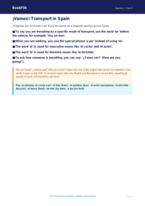 Free Transport Poster | Year 5 Greater Depth | BookFlik