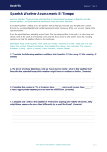 Free Weather Assessment | Year 5 Greater Depth | BookFlik