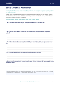 Free Christmas Art Template | Pre-K | Art | BookFlik