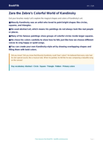 Free Kandinsky Poster | Pre-K | Art | BookFlik