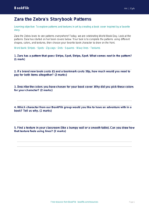 Free World Book Day Art Activity Sheet | Pre-K | Art | BookFlik