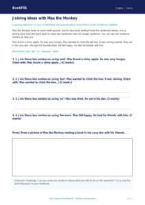 Free Conjunctions Track Sheet | Grade 3 | ELA | BookFlik