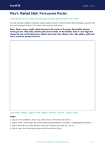 Free Persuasive Writing Drawing Sheet | Grade 3 | ELA | BookFlik