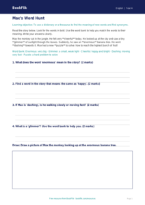 Free Vocabulary Track Sheet | Grade 3 | ELA | BookFlik