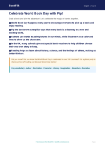 Free World Book Day Poster | Grade 3 | ELA | BookFlik