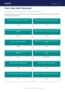 Free Map Skills Flashcards | Grade 3 | Geography | BookFlik