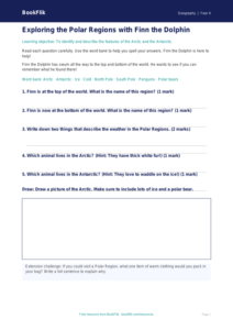 Free Polar Regions Worksheet | Grade 3 | Geography | BookFlik