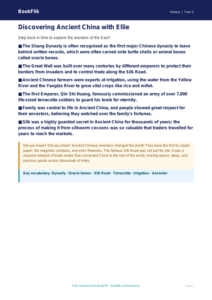 Free Ancient China Poster | Grade 4 | History | BookFlik