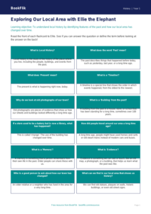 Free Local History Flashcards | Kindergarten | History | BookFlik