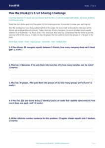 Free Division Track Sheet | Grade 1 | Math | BookFlik