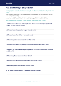 Free Shape Quiz | Grade 3 | Math | BookFlik