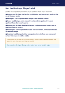 Free Shape Poster | Kindergarten Math | BookFlik