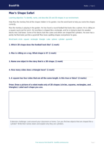 Free Shape Track Sheet | Kindergarten | Math | BookFlik