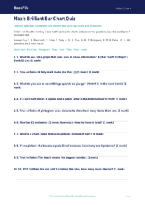 Free Statistics Quiz | Grade 3 | Math | BookFlik