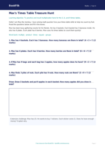 Free Times Tables Track Sheet | Grade 3 | Math | BookFlik