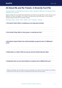 Free Diversity And Inclusion Template | Pre-K | Health & Wellness | BookFlik