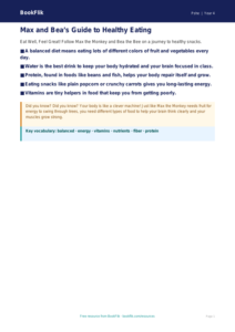 Free Healthy Eating Poster | Grade 3 | Health & Wellness | BookFlik