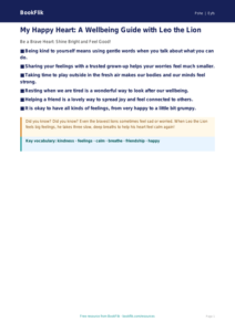 Free Wellbeing Poster | Pre-K | Health & Wellness | BookFlik