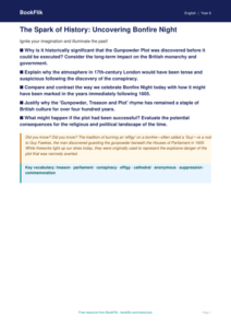 Bonfire Night Persuasive Writing Task | Year 6 English | BookFlik