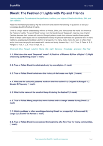 Diwali Quiz for Year 6 | Australian Curriculum Religious Education