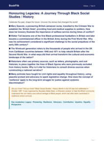 Free Black History Month Poster | Class 6 | Social Studies / History | BookFlik