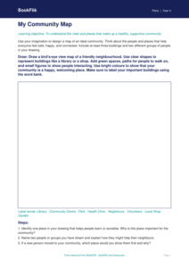 Free Community Drawing Sheet | Class 4 | Life Skills | BookFlik