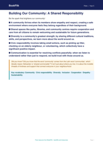 Community Helpers Poster for Class 5 | CBSE Life Skills | BookFlik