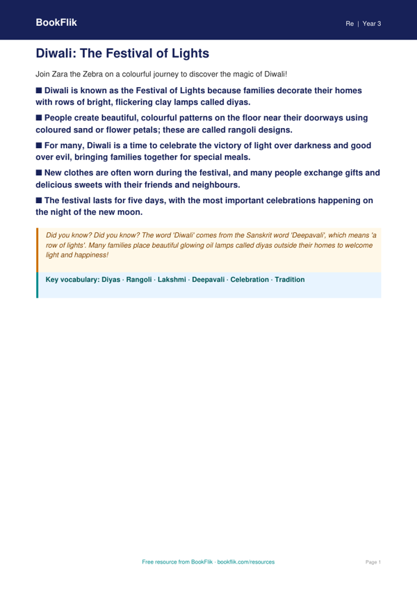 EVS / Moral Education diwali poster class 3 core worksheet preview — Re Diwali